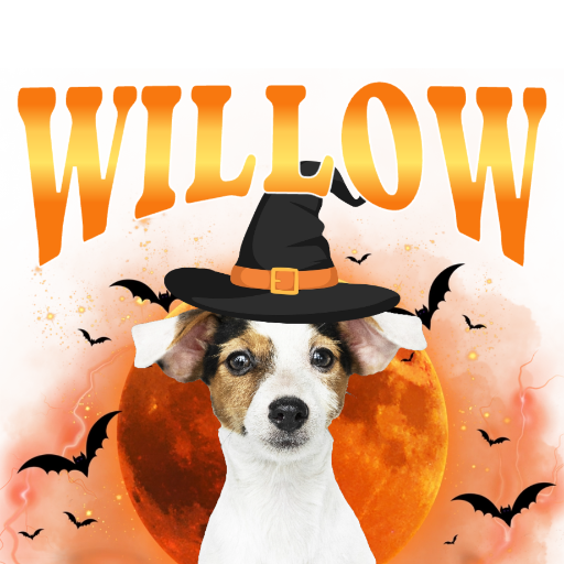 Halloween Bootleg Pet Portrait