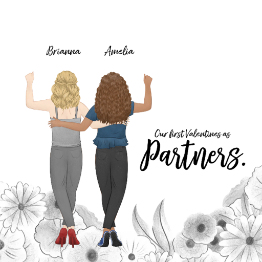 Our first valentines as partners