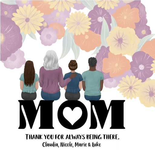 Mom, thank you for being there Tote Bag color variation 2