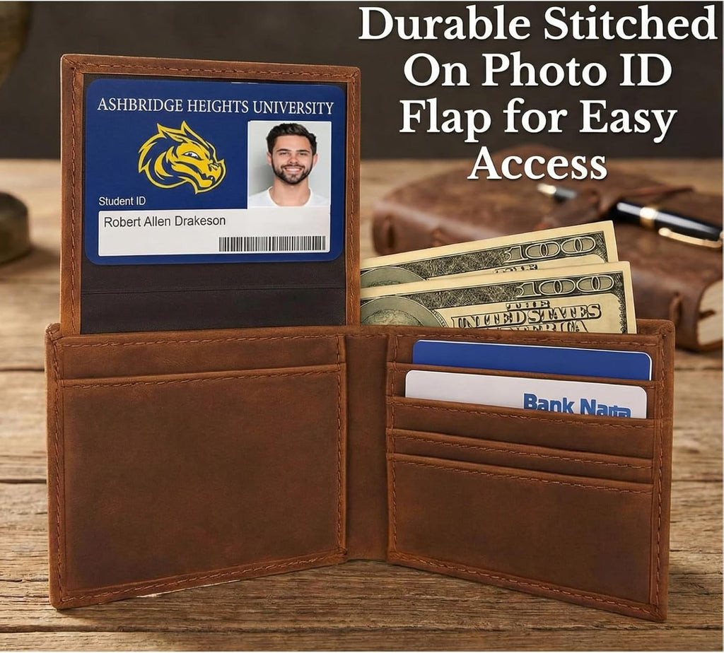 That's What I Do I Fix Stuff and I Know Things Wallet - Interior card and ID layout