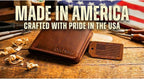 Best Dad Ever Wallet - Made in America detail