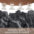 Out Fishin' Slate Coaster Set - Slate coaster features