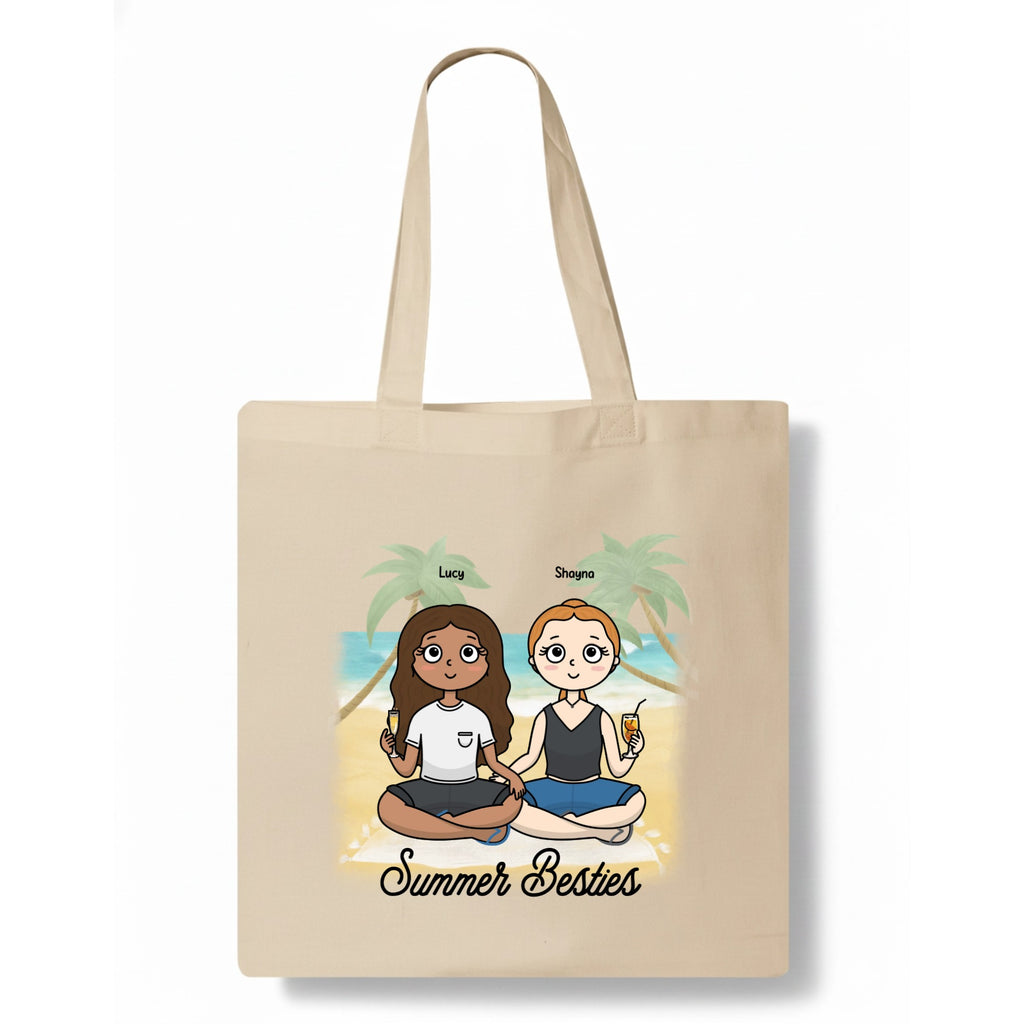 Summer Besties Tote Bag hero product mockup