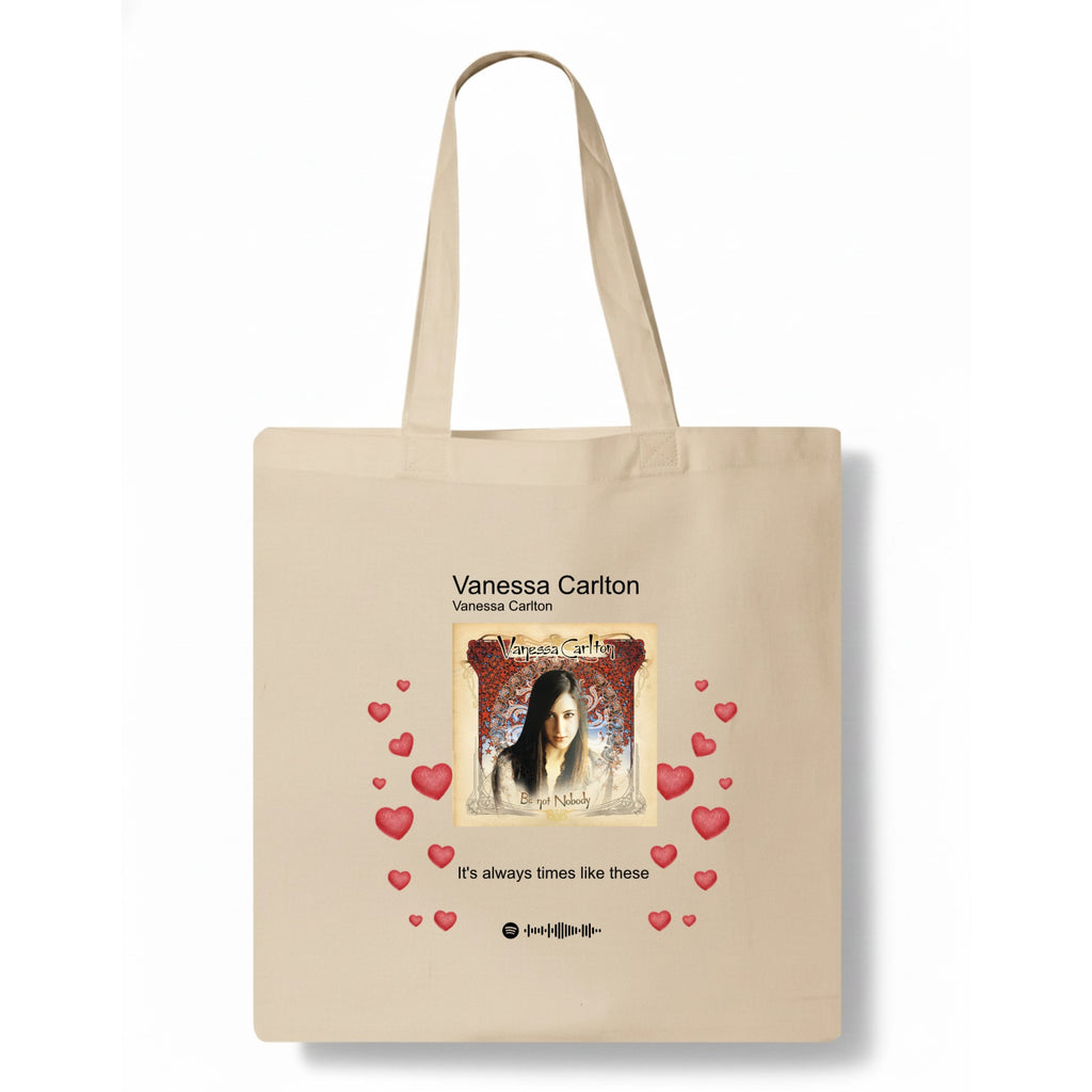 Music Player Spotify - Valentines Tote Bag hero product mockup