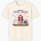 American Dog Mom Classic T-Shirt hero product mockup