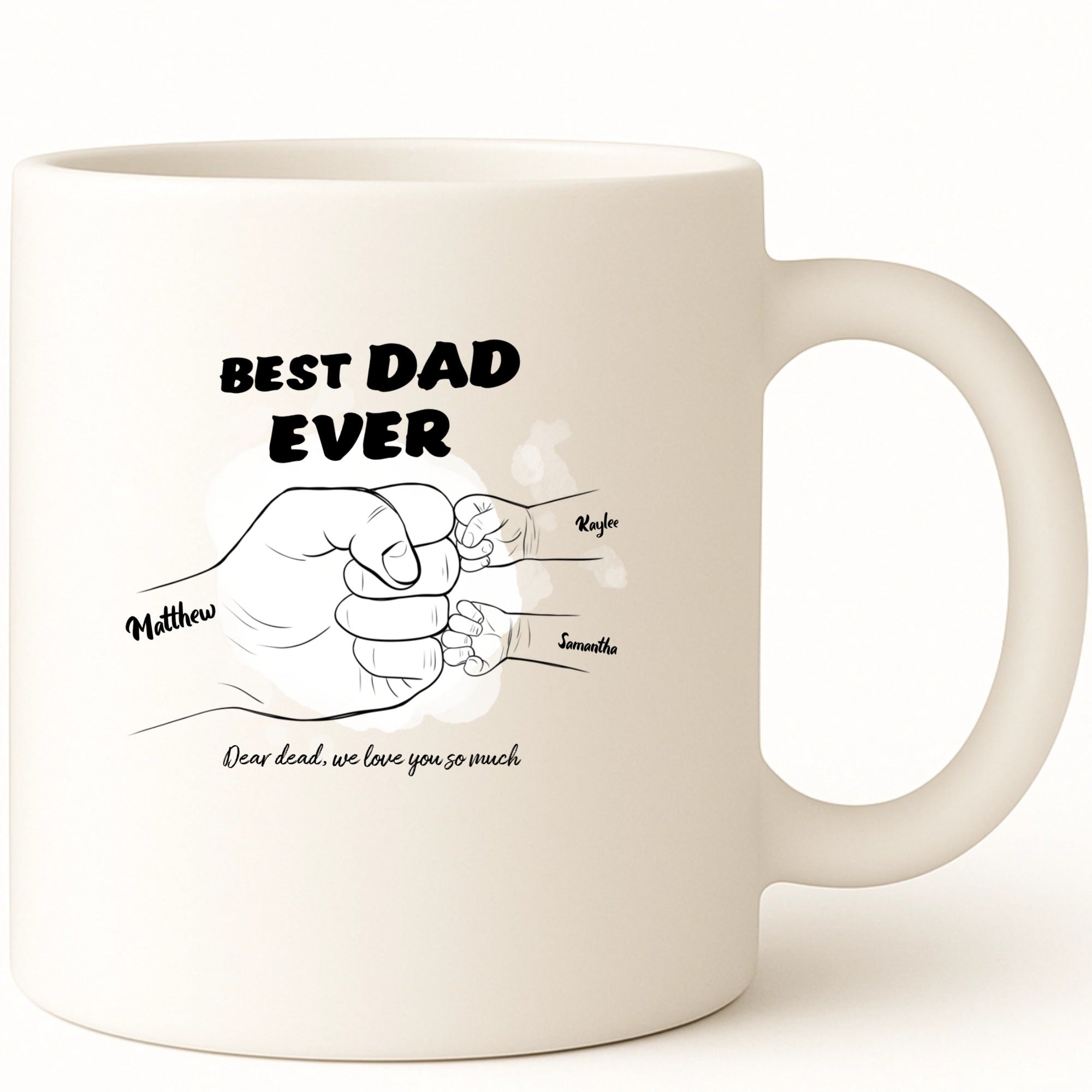 Best dad ever Coffee Mug hero product mockup