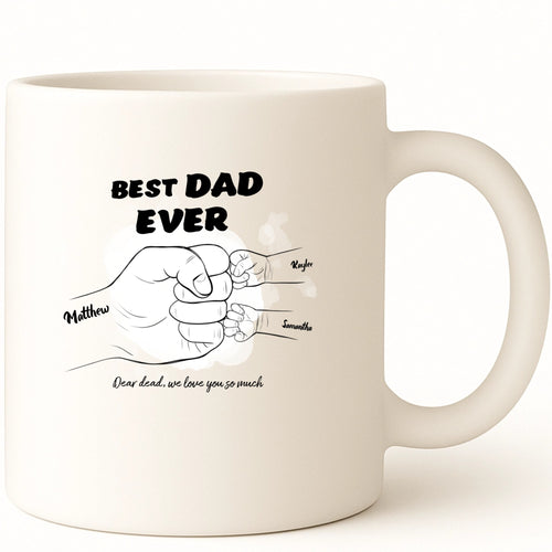 Best dad ever Coffee Mug hero product mockup