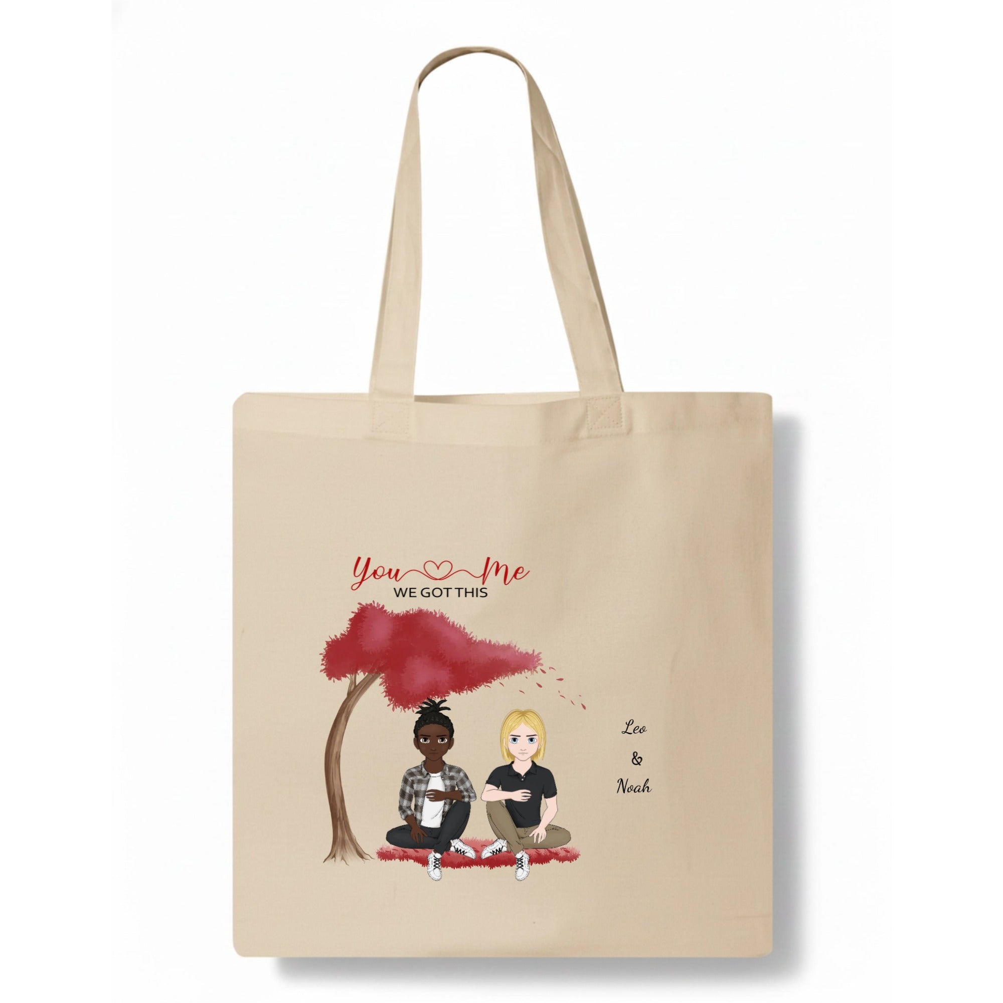 You and me we got this Tote Bag hero product mockup