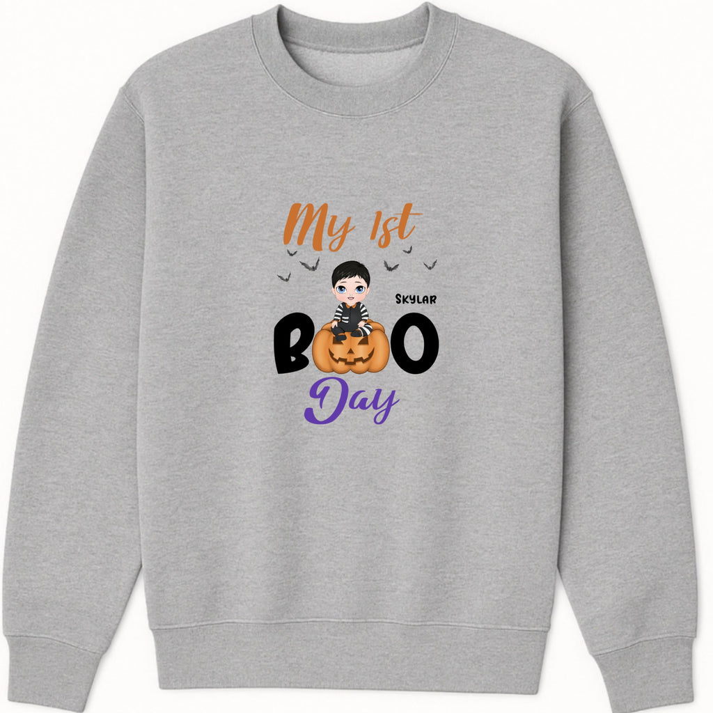 My 1st Boo Day Sweatshirt hero product mockup