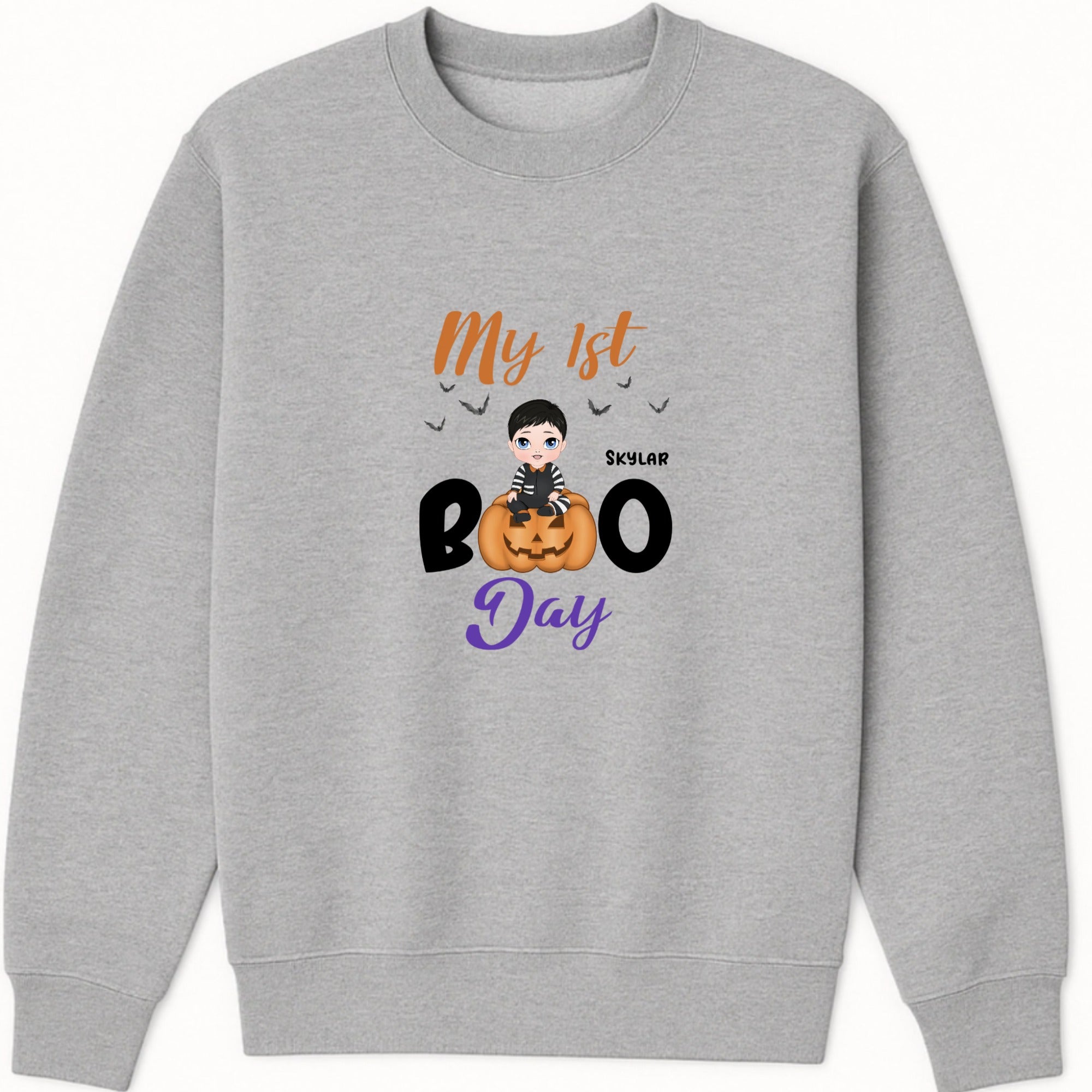 My 1st Boo Day Sweatshirt hero product mockup