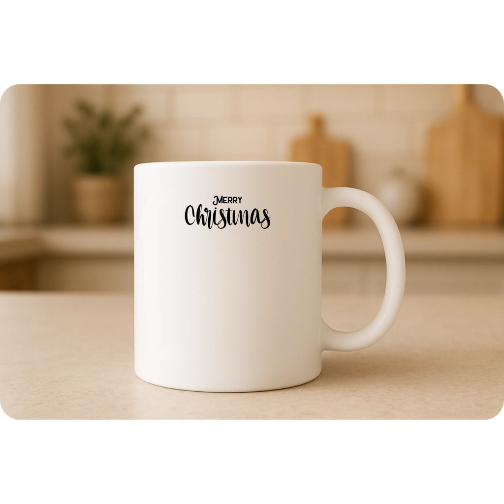 Merry Christmas Crossword Coffee Mug