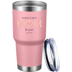 World's Best Mom Personalized 30oz Tumbler hero product mockup