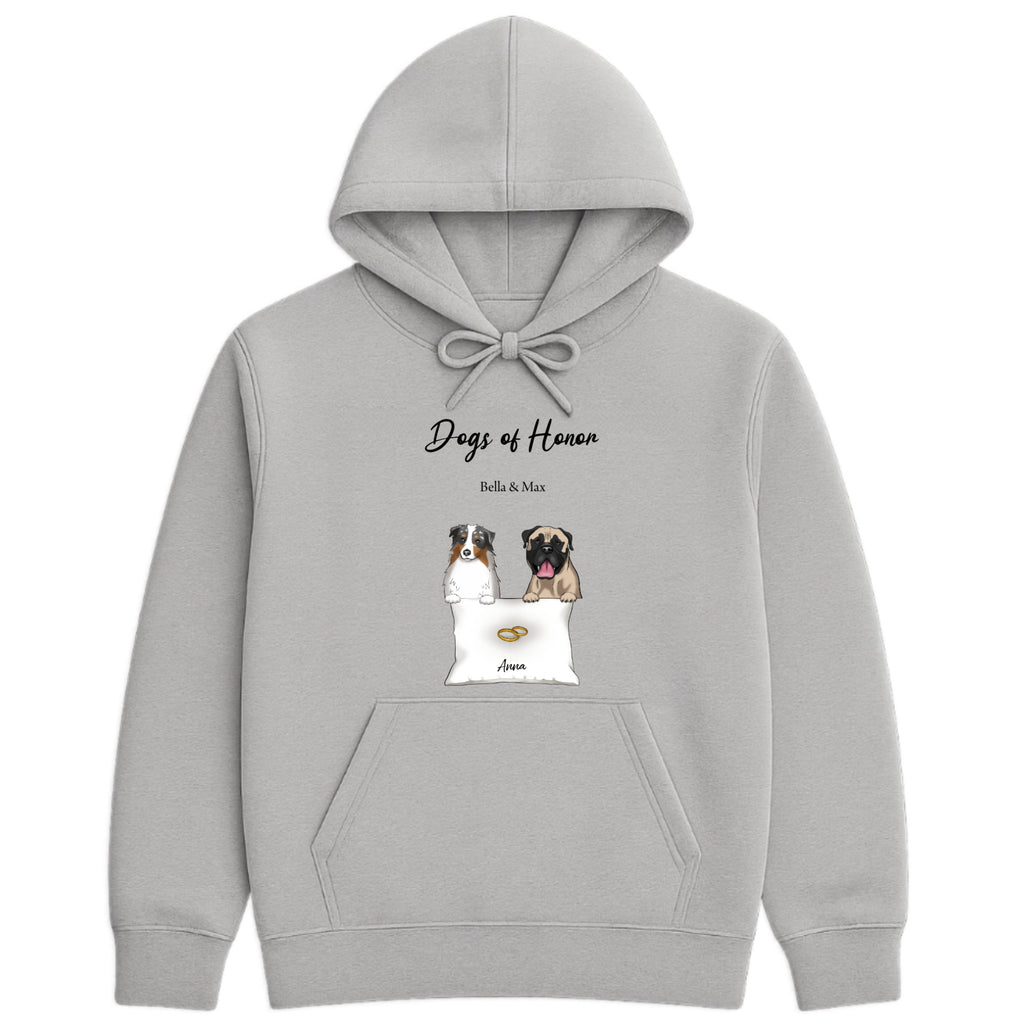 Dog of Honor Hoodie hero product mockup