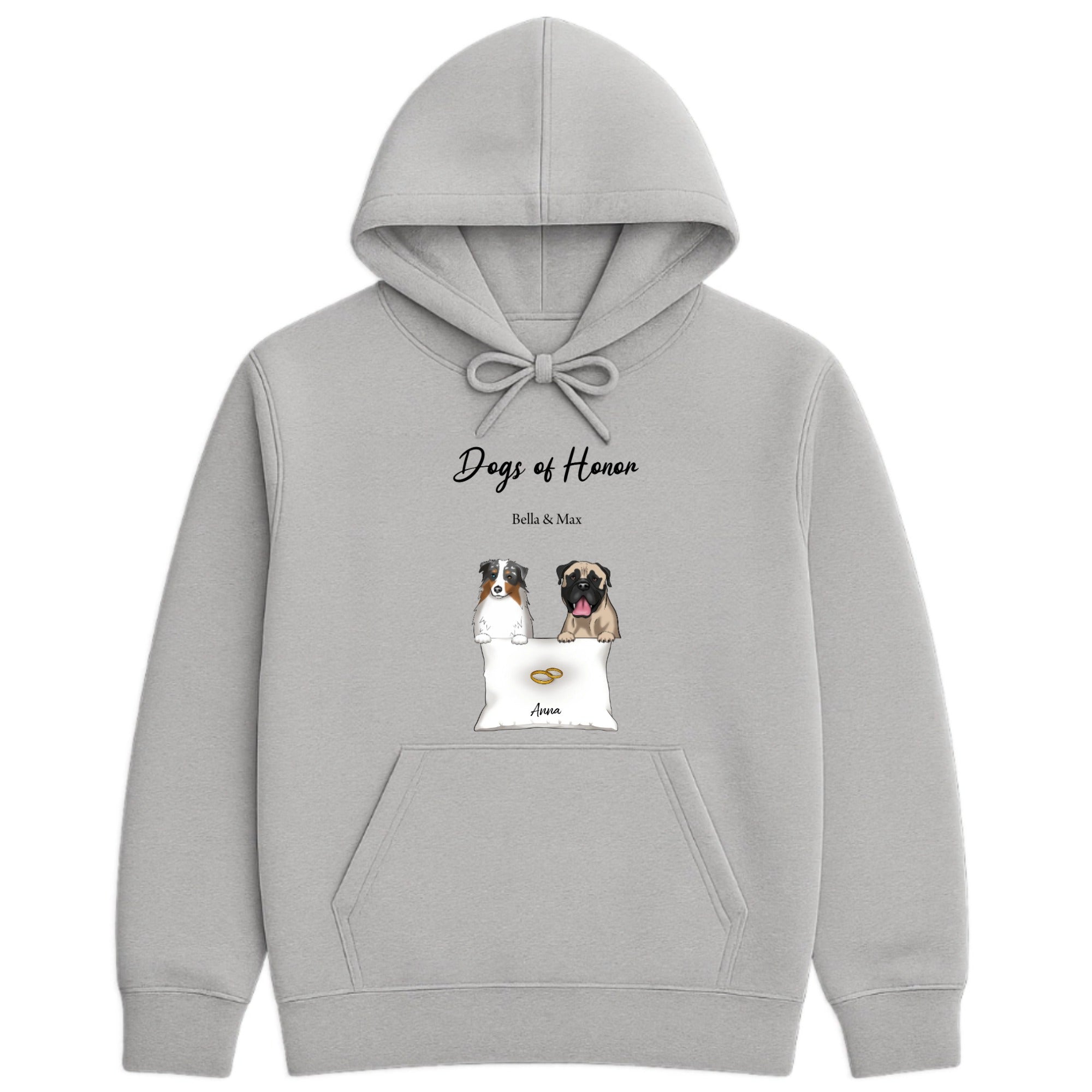 Dog of Honor Hoodie hero product mockup