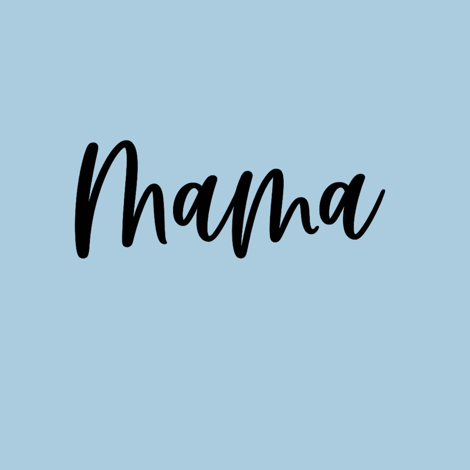 MAMA Crewneck Sweatshirt - Blue design preview