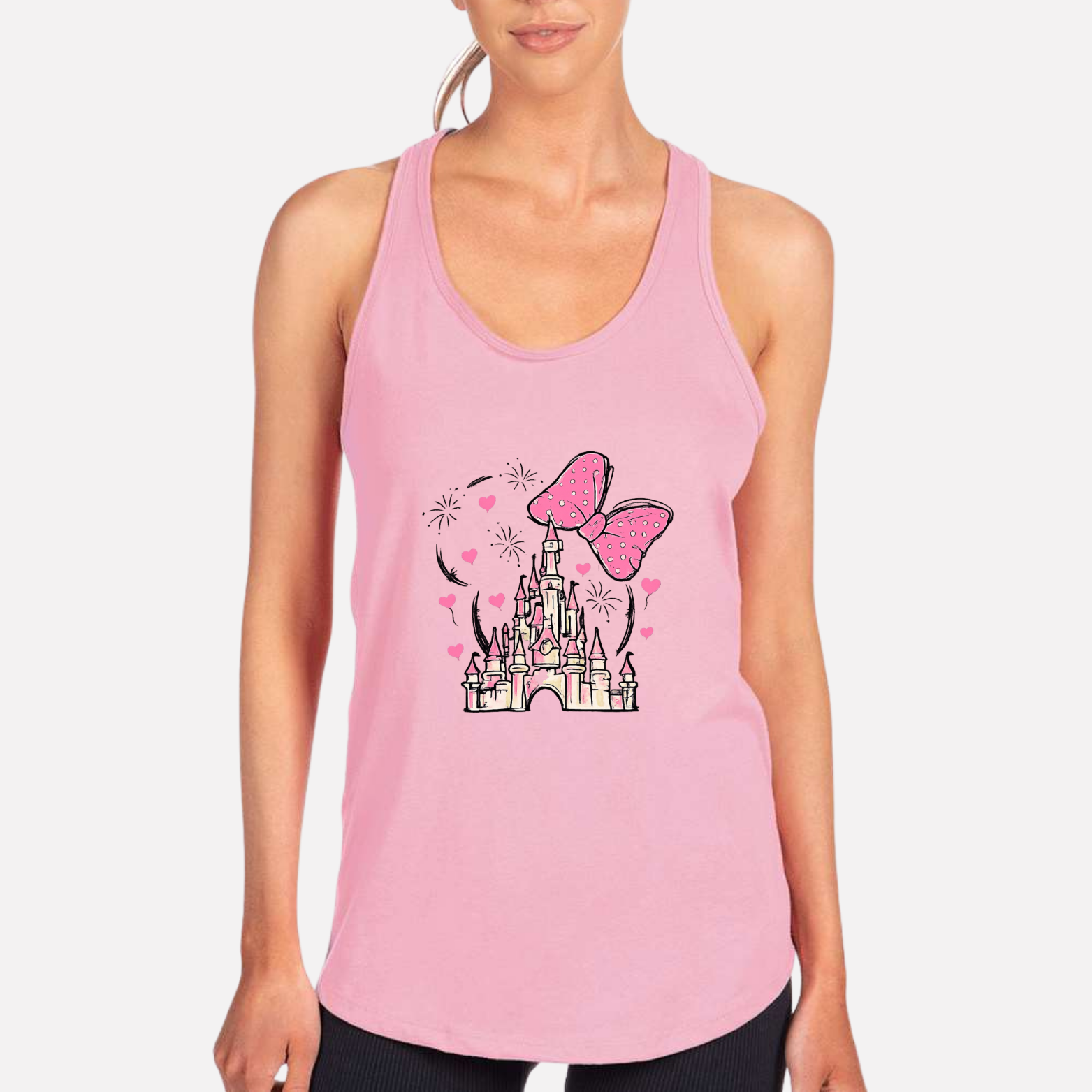 Magical Women's Racerback Tank - Lilac front mockup