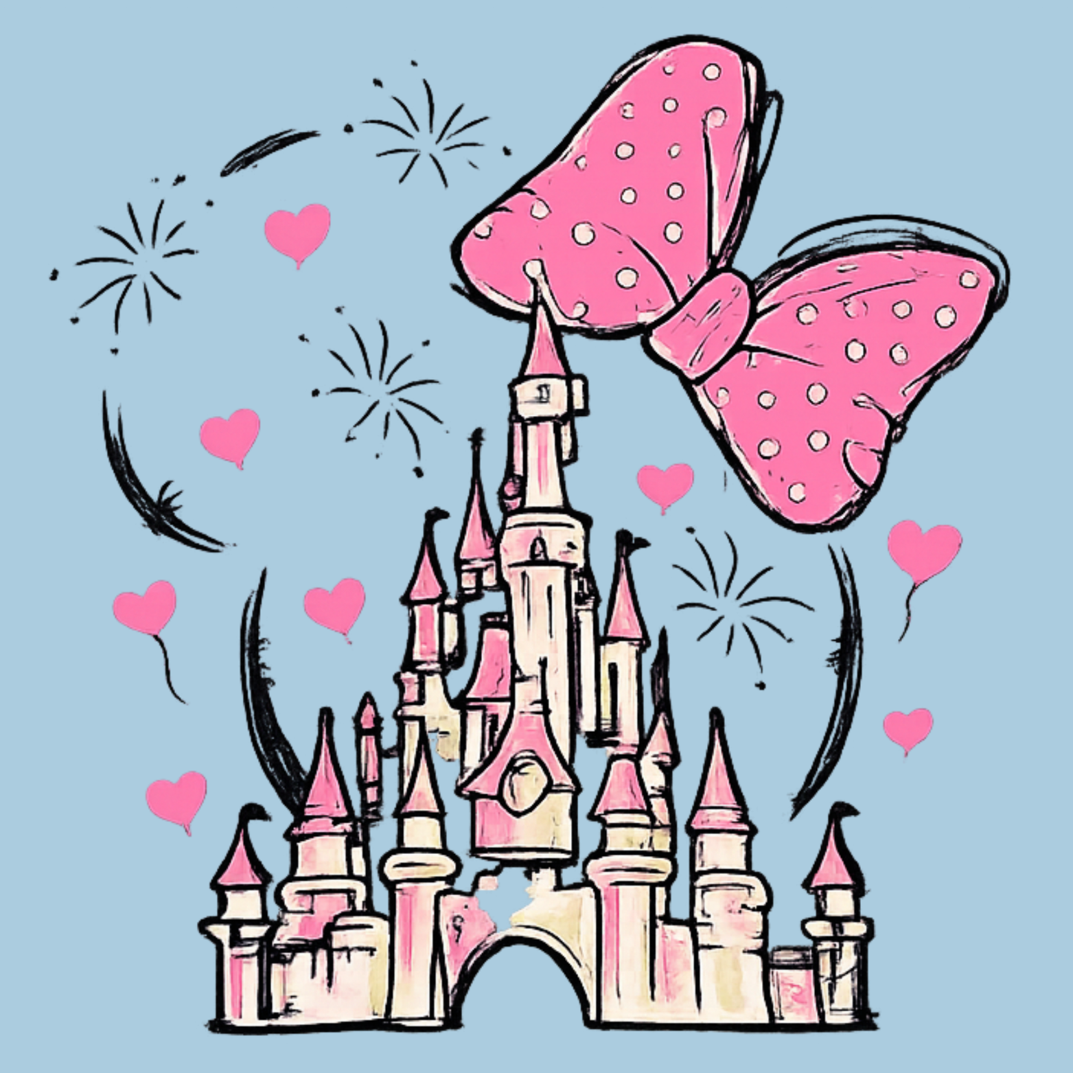 Magical Crewneck Sweatshirt - Blue design preview