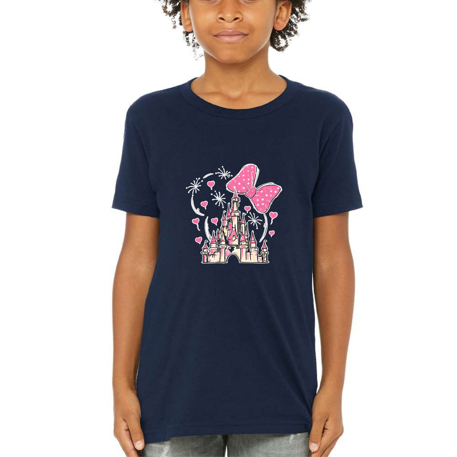 Magical Youth Triblend Tee - Navy front mockup