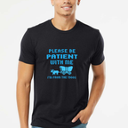 Please Be Patient I'm From The 1900s Classic T-Shirt - Black front mockup