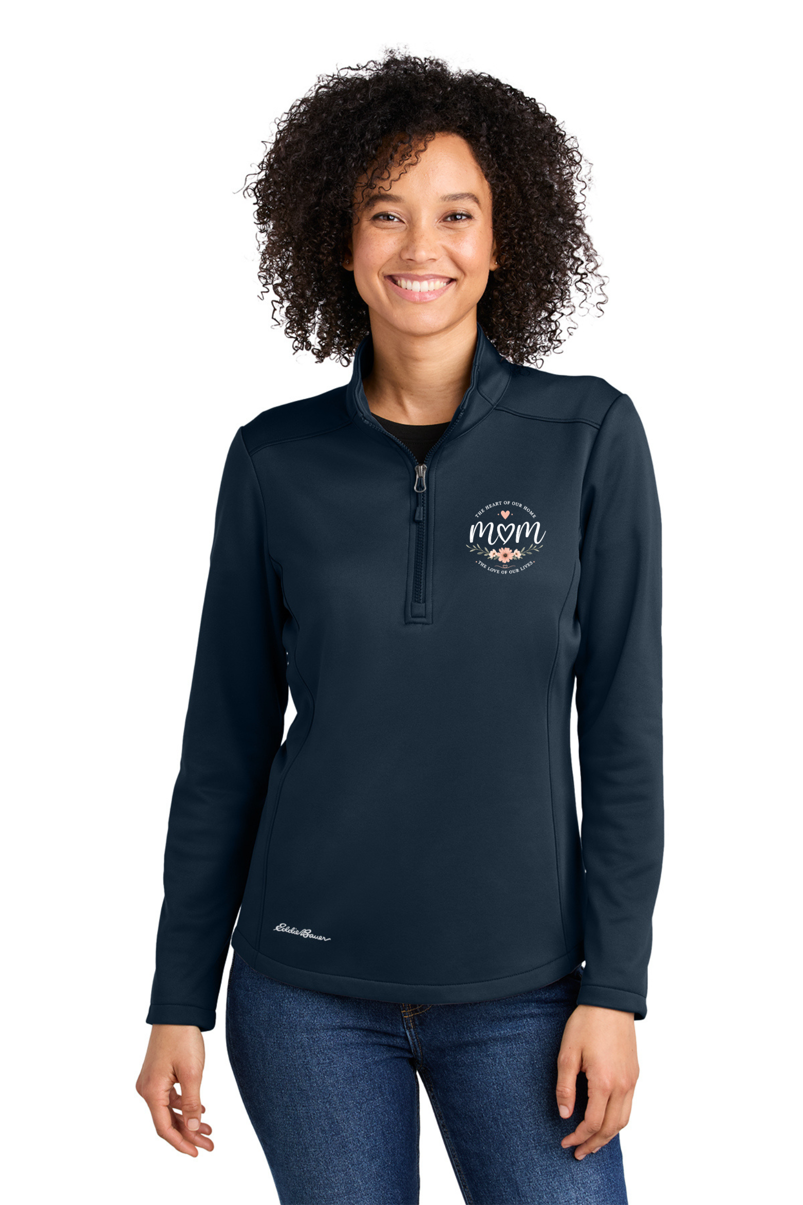 Eddie Bauer® Women’s Smooth Mid Layer Fleece 1/2-Zip (The heart of our home) color variation 10