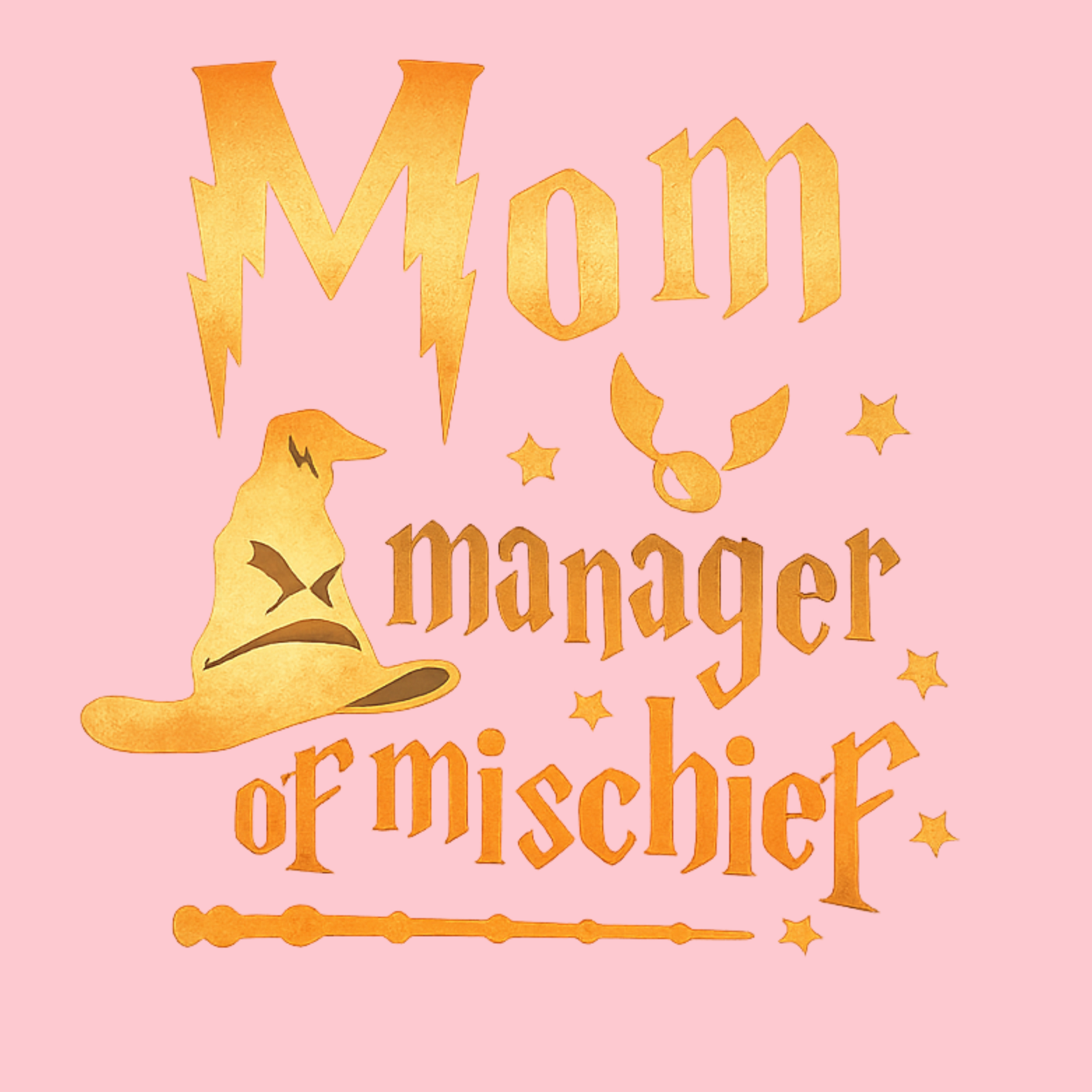 Mom Manager Of Mischief Crewneck Sweatshirt - Blue design preview