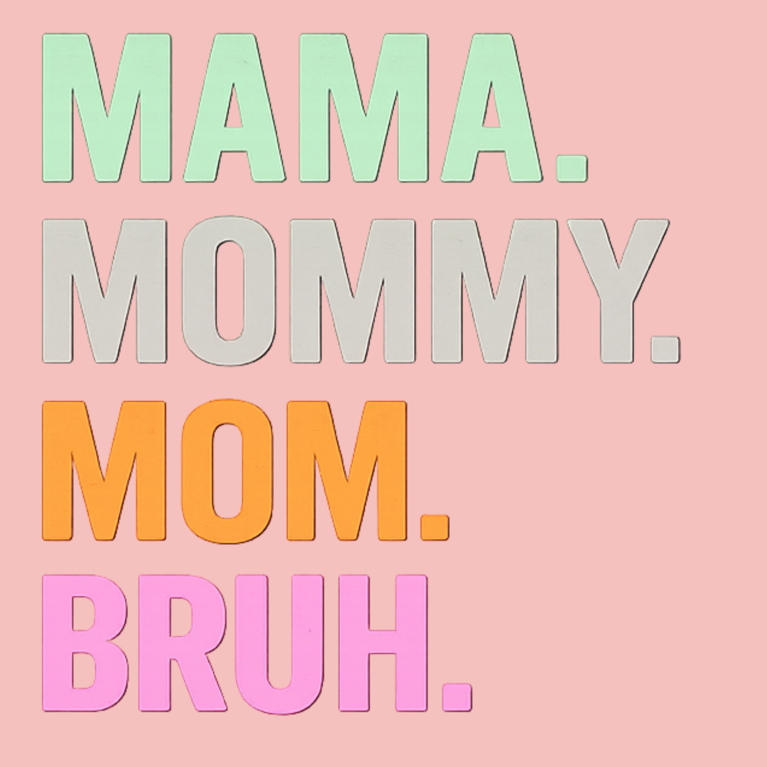 Mom Bruh Hoodie - Pink design preview