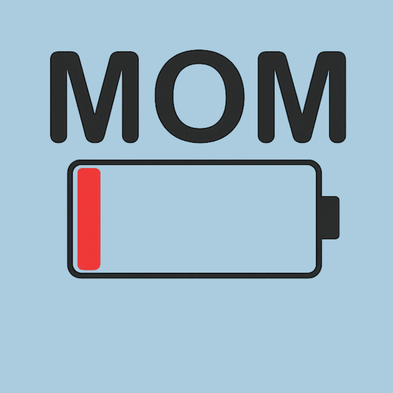 Mom Battery Low Crewneck Sweatshirt color variation 9