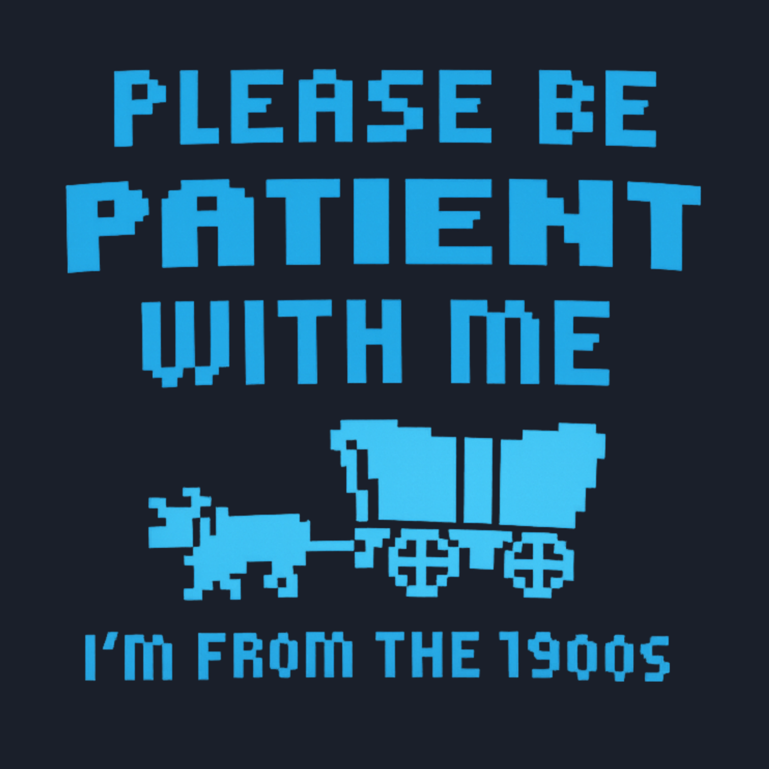 Please Be Patient I'm From The 1900s Hoodie - Pink design preview