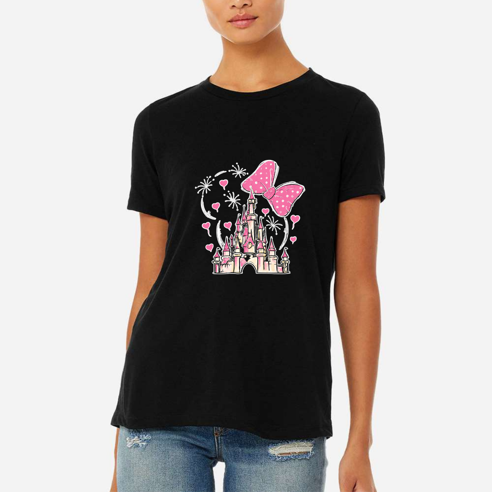 Magical Women's Ultra-Premium Triblend T-Shirt - Black front mockup