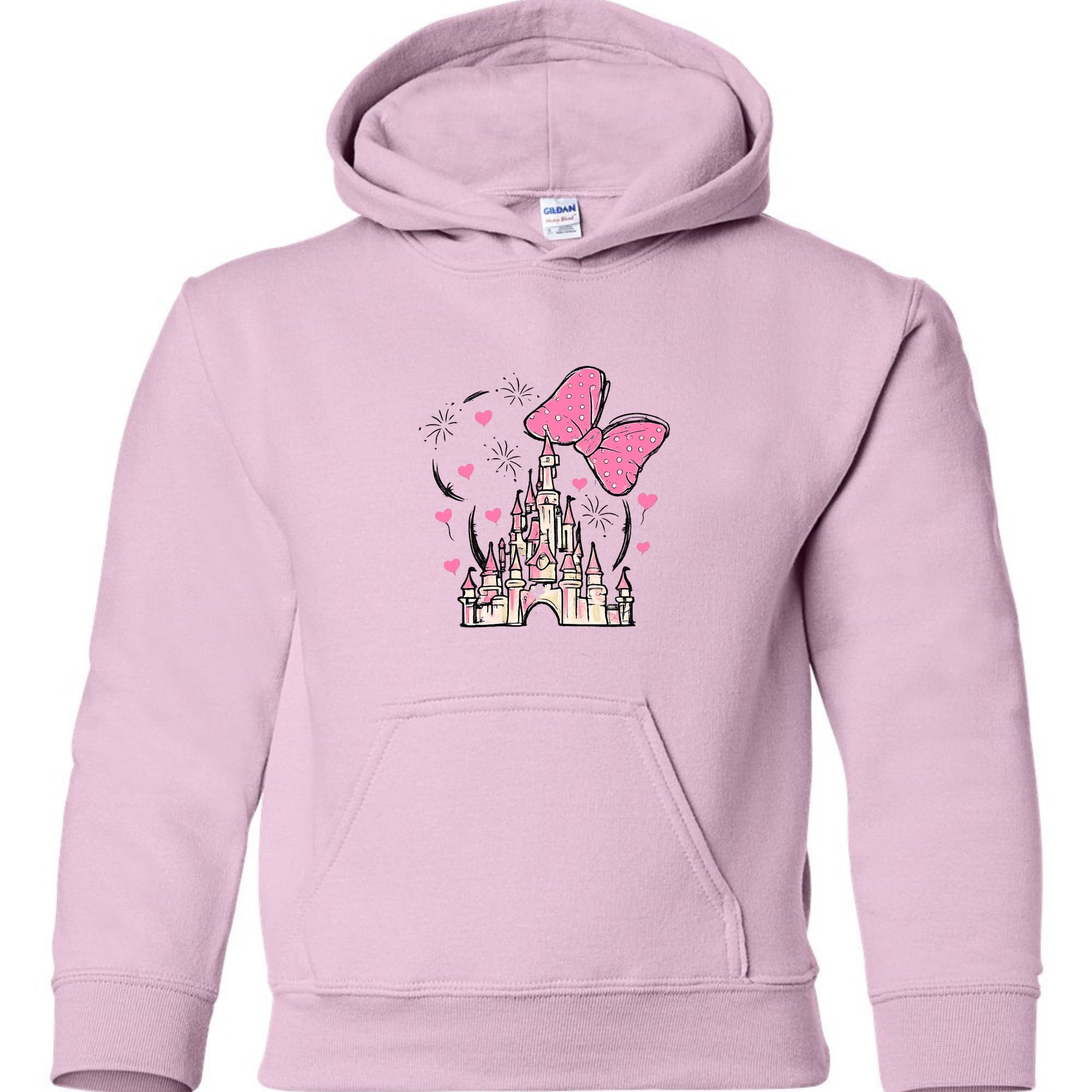 Magical Youth Hoodie - Light Pink front mockup