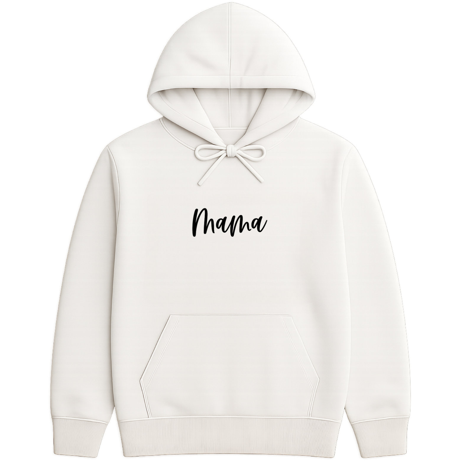 MAMA Hoodie - White mockup