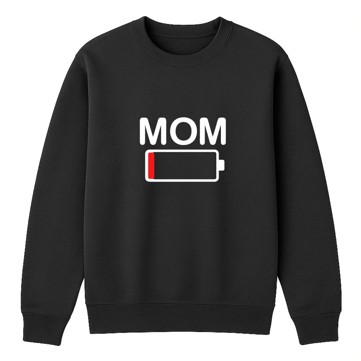 Mom Battery Low Crewneck Sweatshirt color variation 10