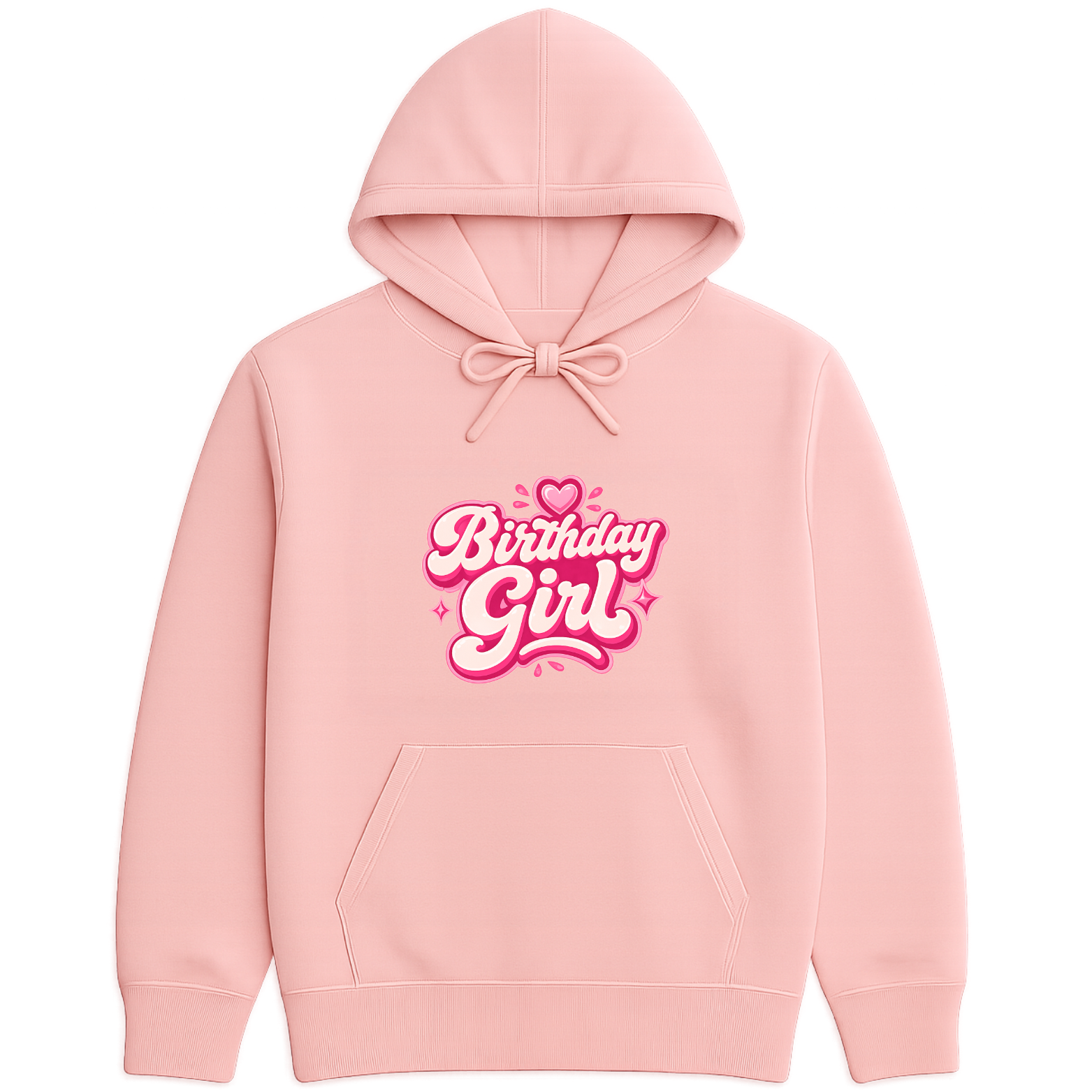 Birthday Girl Hoodie - White mockup