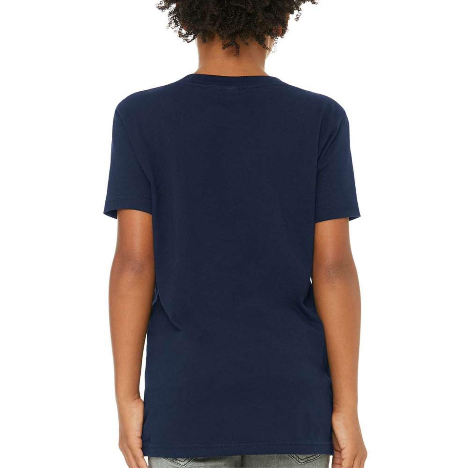 Magical Youth Triblend Tee - Navy back mockup