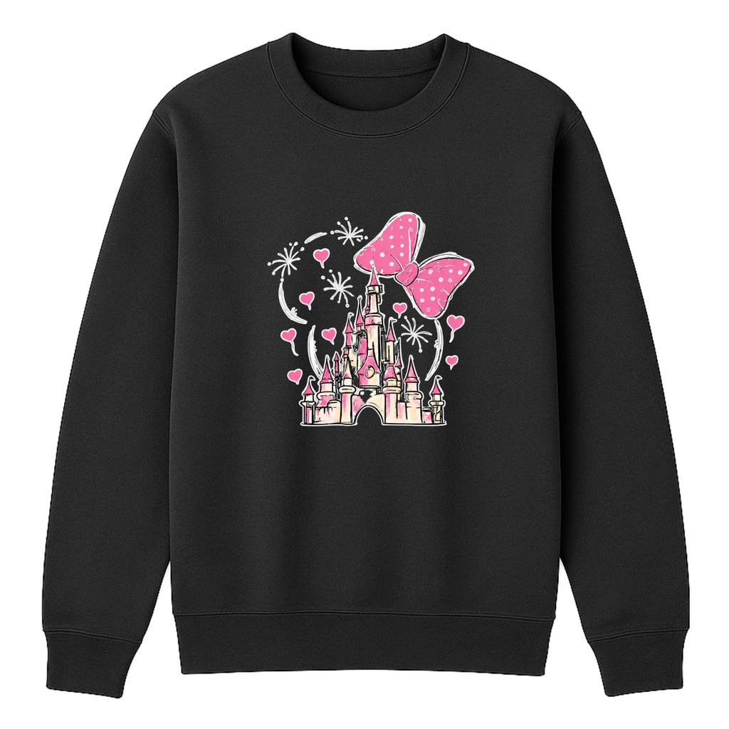 Magical Crewneck Sweatshirt - Black mockup