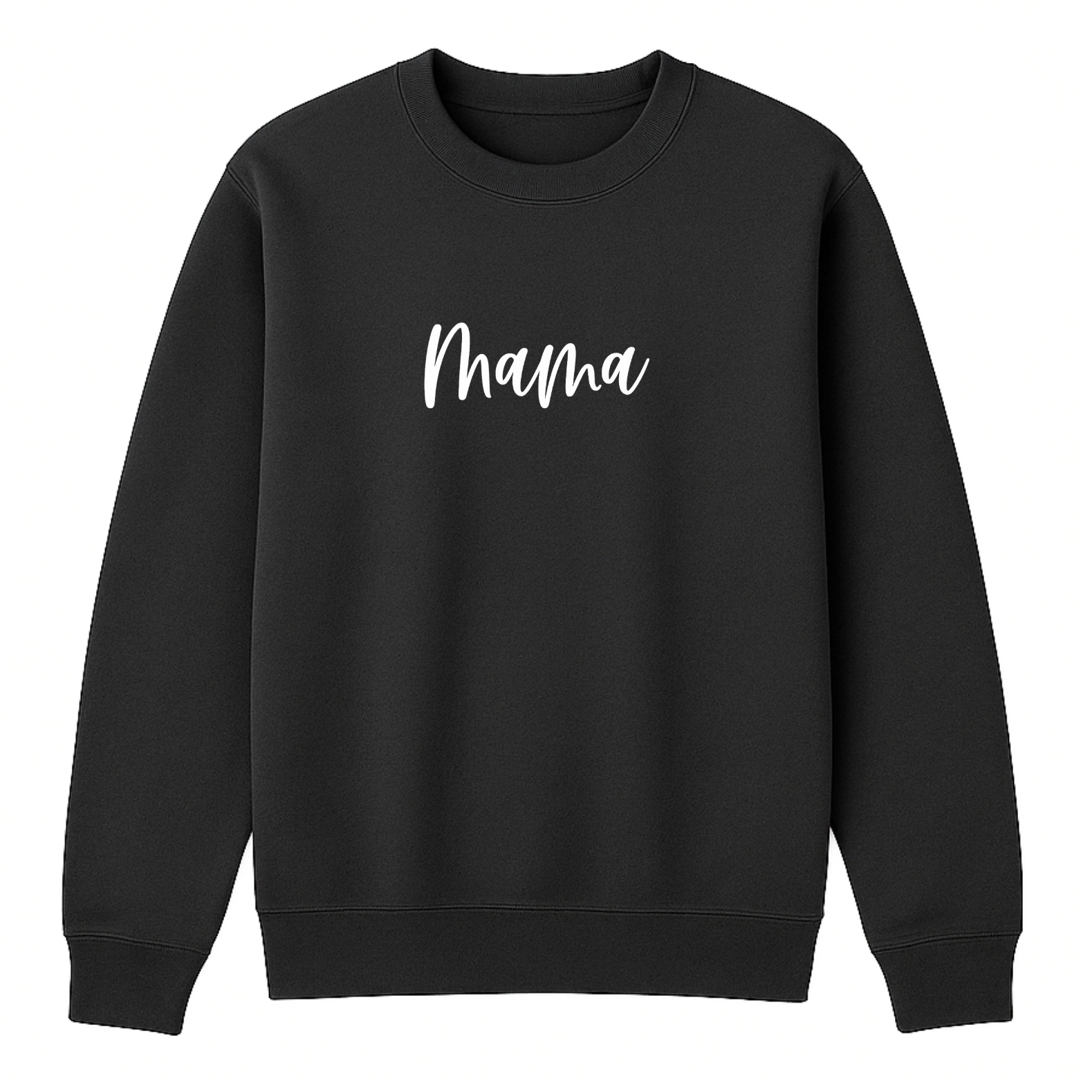 MAMA Crewneck Sweatshirt - Black mockup