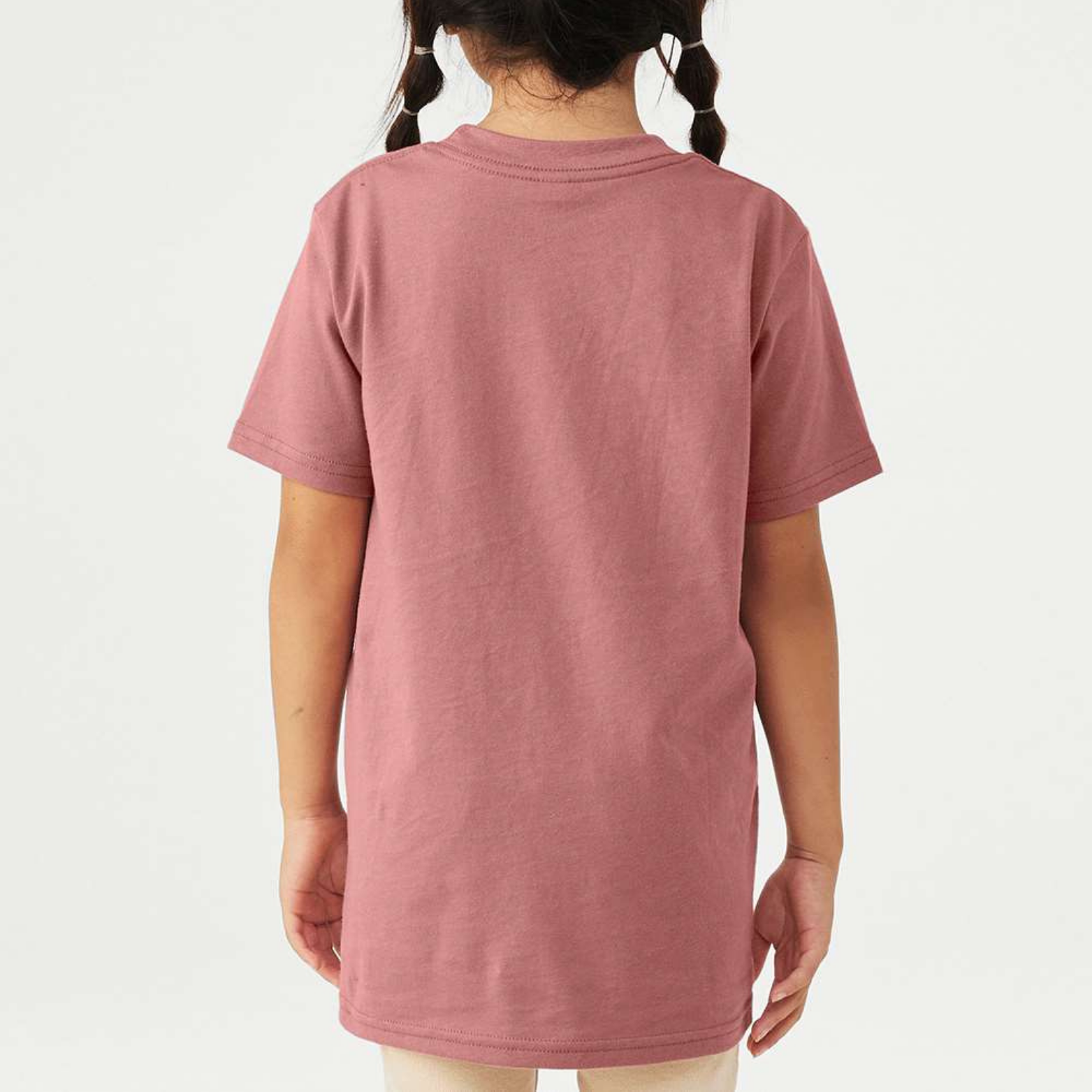 USA Youth Triblend Tee - Mauve back mockup