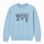 Mom Chemistry Crewneck Sweatshirt - Black mockup