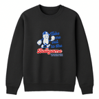 Take Me Out To The Ballgame Crewneck Sweatshirt - Black mockup