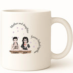 Mother and daughters forever linked together Coffee Mug hero product mockup
