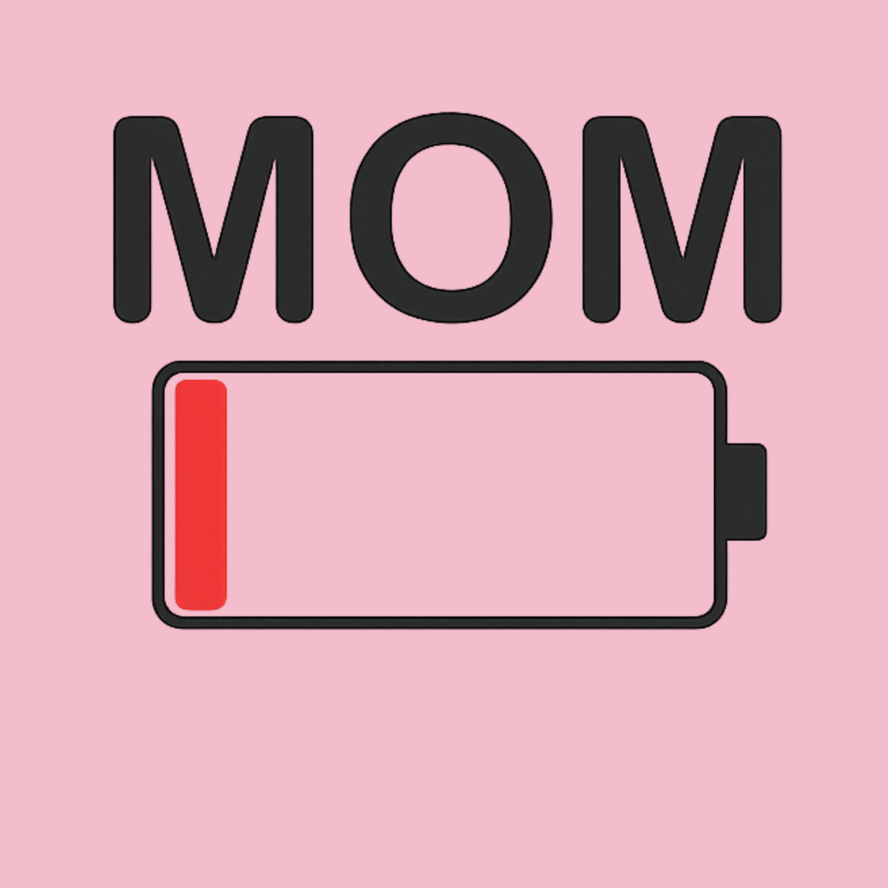 Mom Battery Low Women's Racerback Tank color variation 11