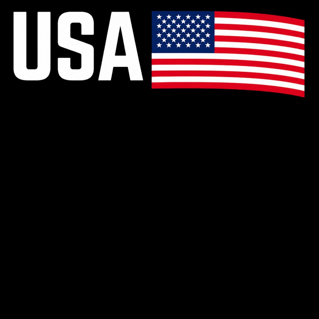 USA Women's Ultra-Premium Triblend T-Shirt - Black design preview