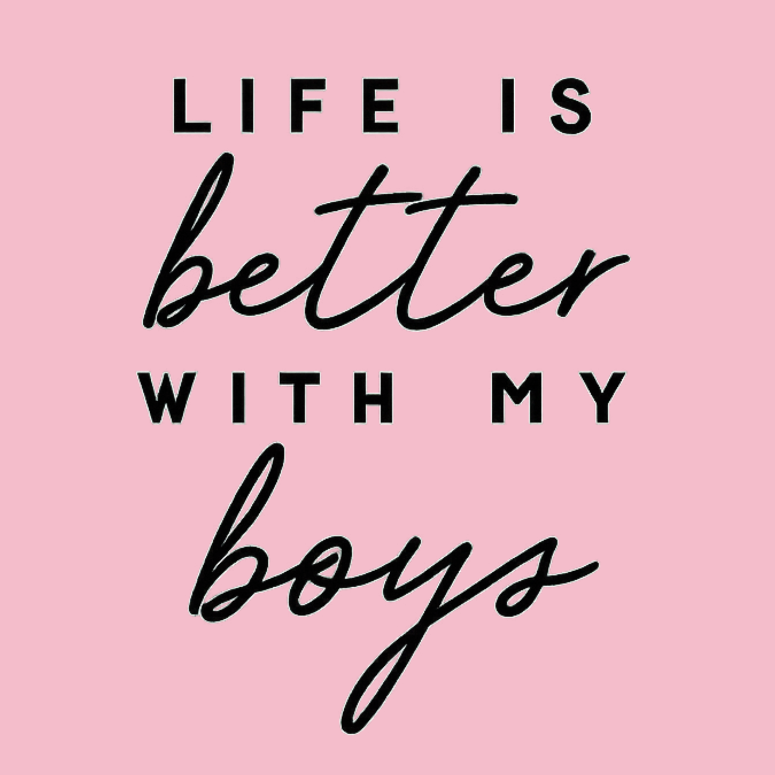 Life Is Better With My Boys Women's Racerback Tank - Lilac design preview