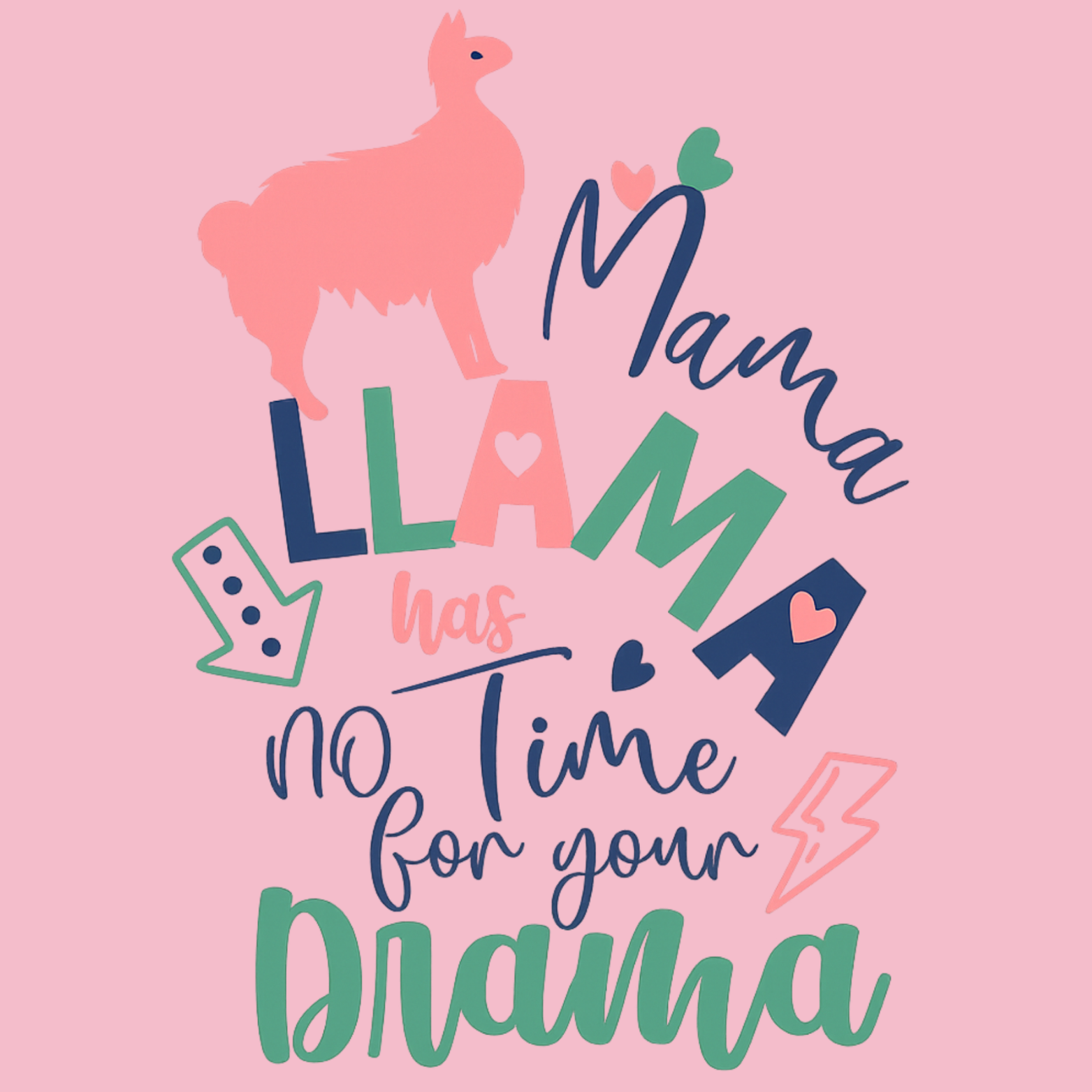 Mama Llama Women's Premium Racerback Tank - Lilac design preview