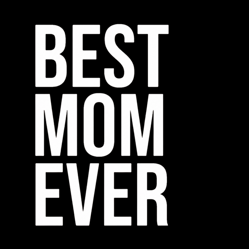 Best Mom Ever Women's Ultra-Premium Triblend T-Shirt - Black design preview