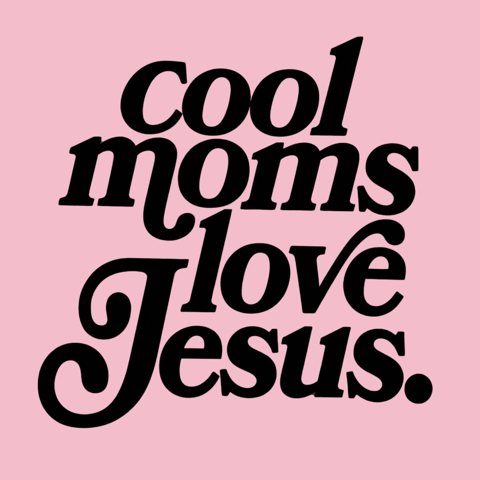 Cool Moms Love Jesus Women's Racerback Tank - Lilac design preview