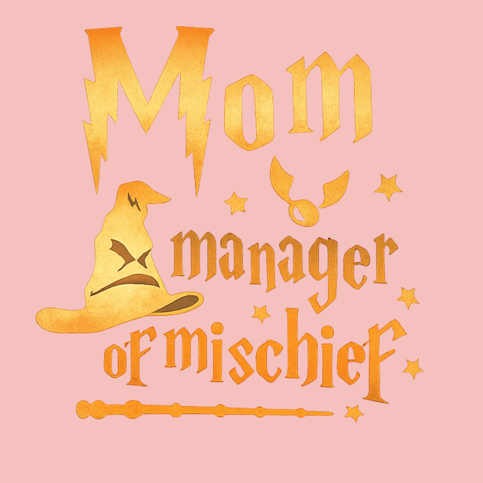 Mom Manager Of Mischief Hoodie - White design preview