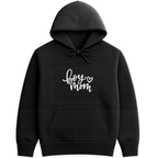 Boy Mom Hoodie - Black mockup
