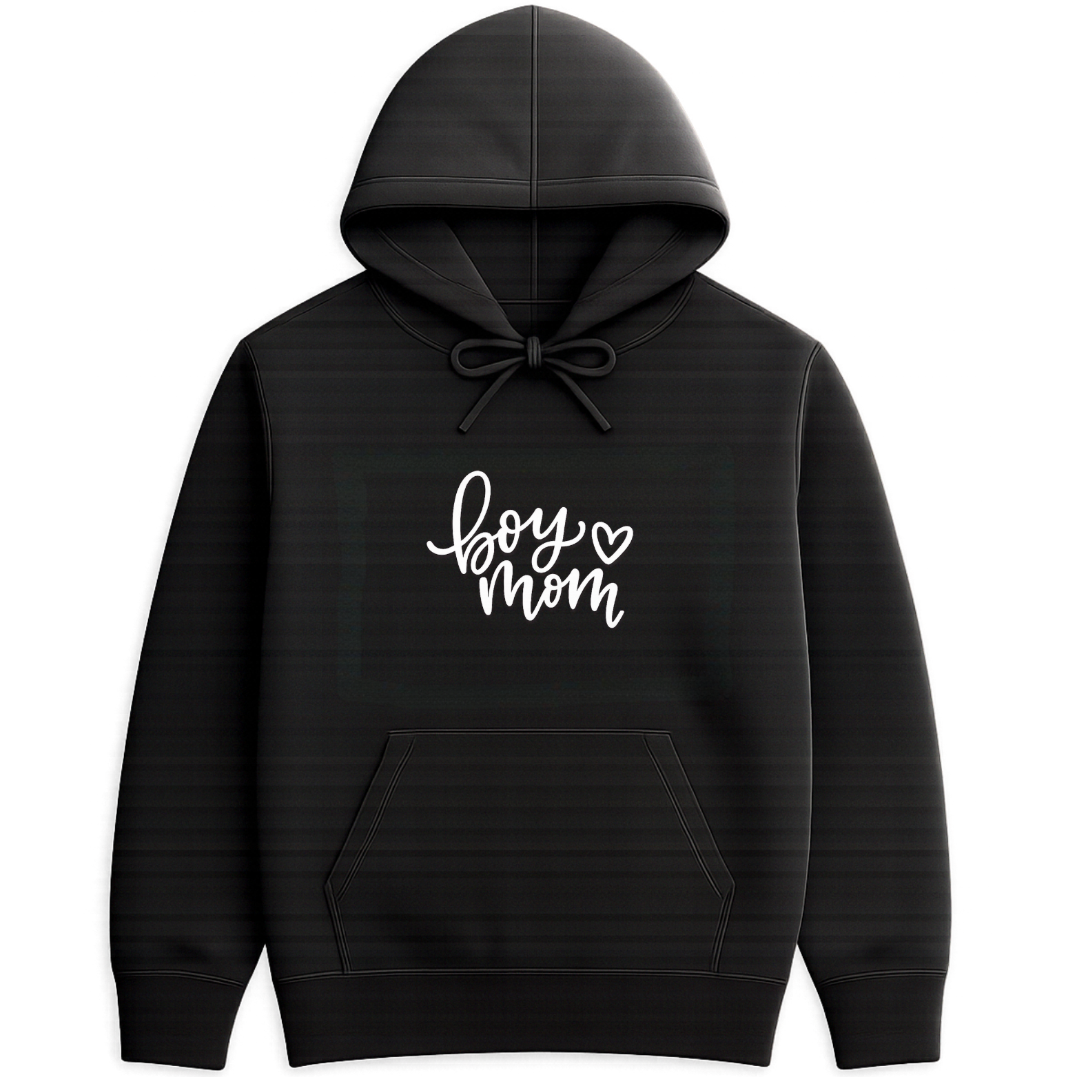 Boy Mom Hoodie - Black mockup