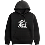 Cool Moms Love Jesus Hoodie - Black mockup